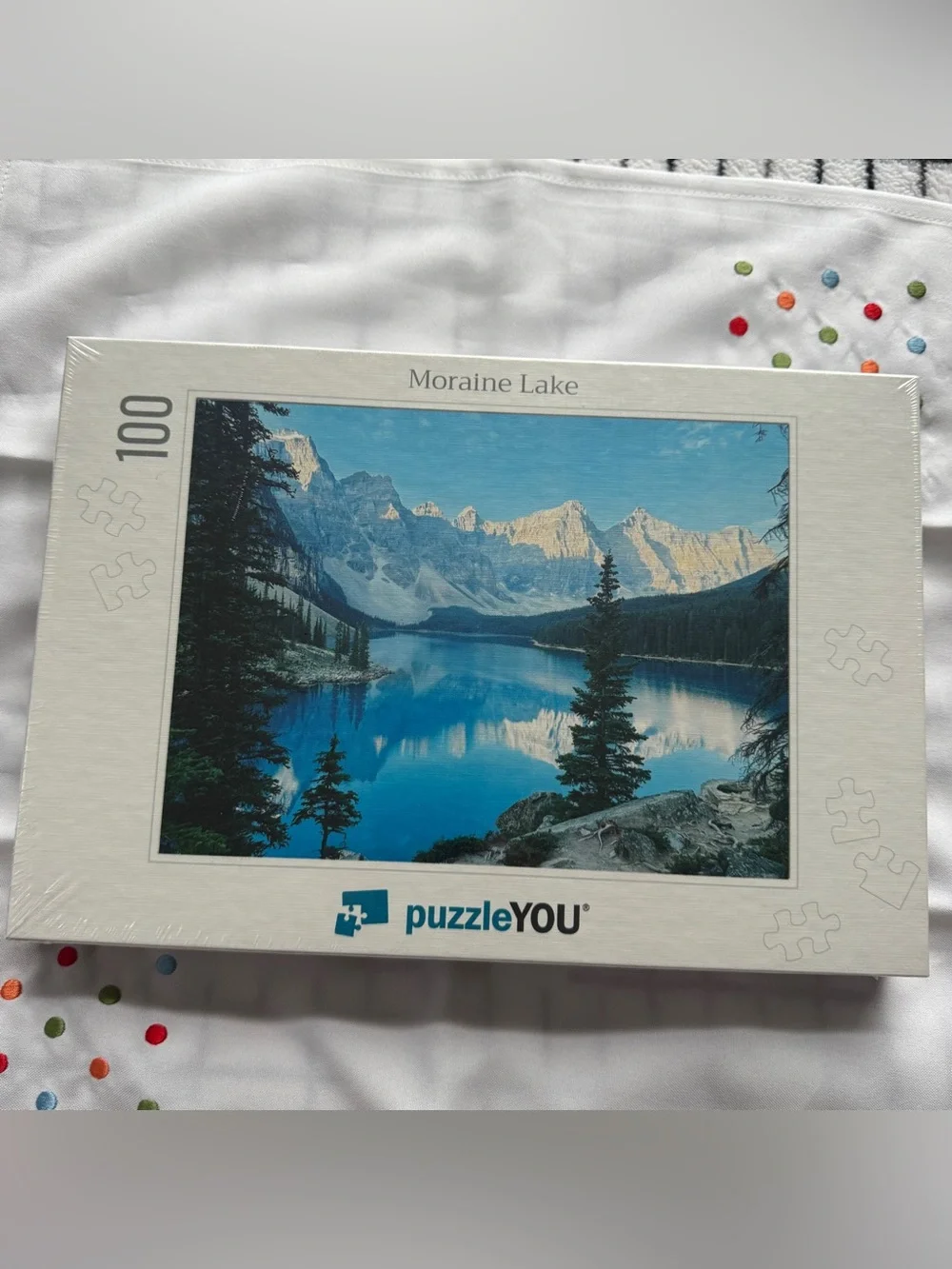 puzzleYOU Moraine Lake Canada 100-Piece Jigsaw Puzzle – Brand New Sealed